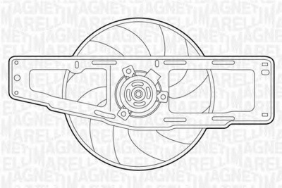 MAGNETI MARELLI 069422346010 -  Вентилятор, охлаждение двигателя